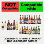 Beer mortar bottle opener gift illustration